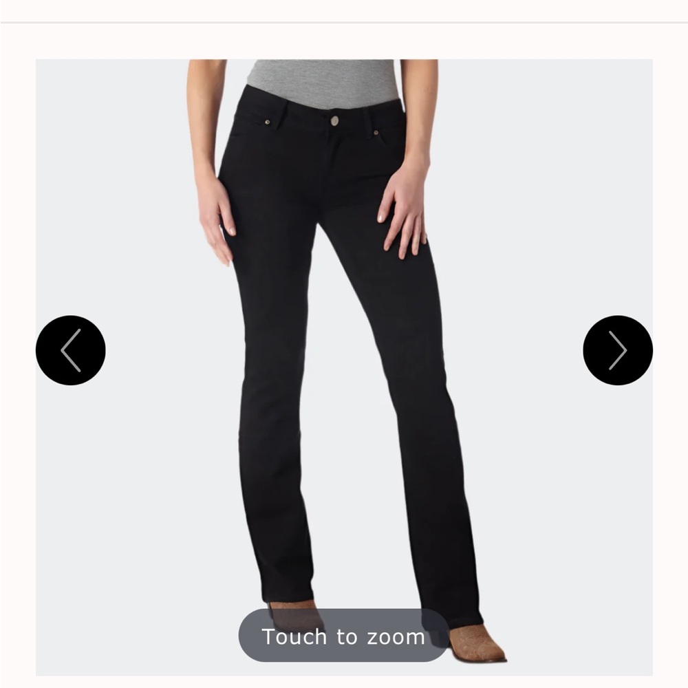 Wrangler women’s bootcut Jean Women's Black Jeans
